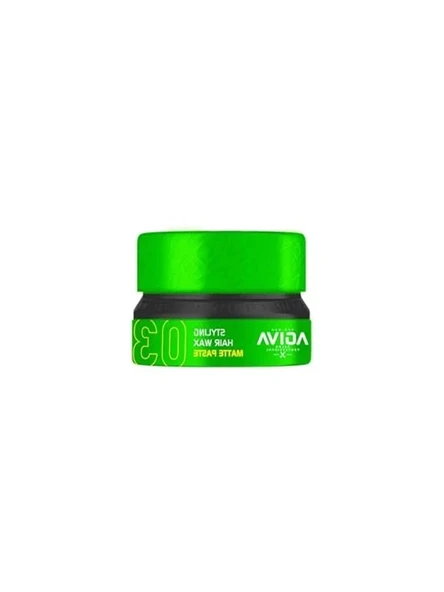 Yeşil Renkli Wax, 155 ml Mat Bitişli Saç Şekillendirici Ürün ürün görseli 1