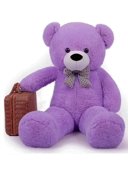 Sevimli Peluş Ayı ile 80 cm Hediye Seçeneği, Papyonlu - Resim 2