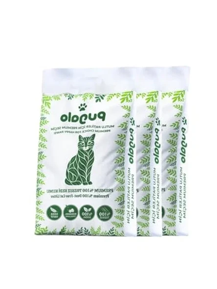 Tozsuz Kedi Kumu, 30 LT Ekonomik Paket, Koku Hapseden Topaklanan ürün görseli 1
