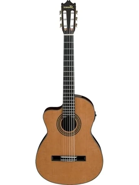 Amber parlak renkli klasik gitar kesitli 6-string modeli ürün görseli 1