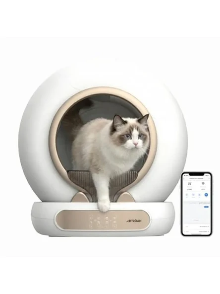 Akıllı Kedi Tuvaleti, APP ile Uzaktan Kontrol, 65lt Kapasiteli ürün görseli 1