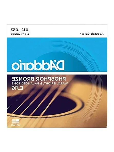 Akustik Gitar Teli, 12-53 Ölçüsünde Phosphor Bronze ürün görseli 1