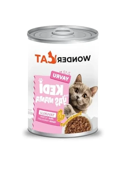 400 Gr Tavuklu Yavru Kedi Konservesi - 12 Adet Paket ürün görseli 1