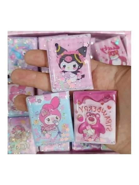 Mini Çıkartma Defteri Seti, Kuromi Melodi Temalı ürün görseli 1