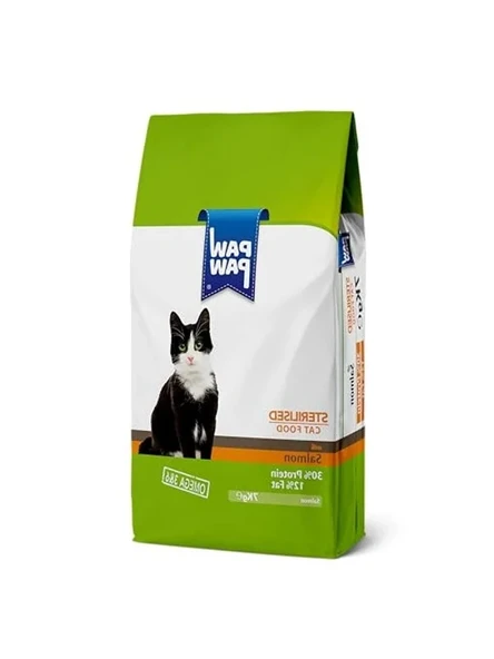 7 Kg Kısırlaştırılmış Somonlu Kuru Kedi Maması, Özel Formül ürün görseli 1