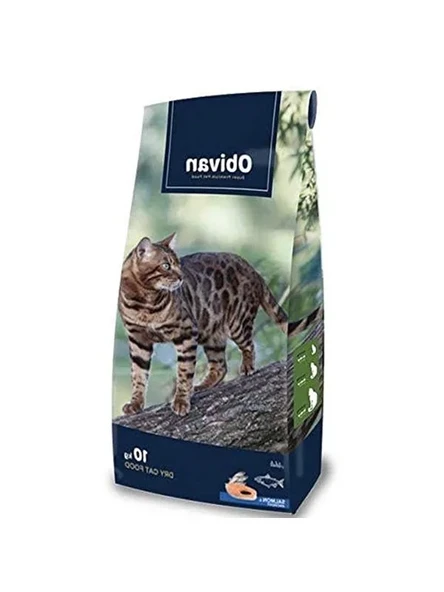 Somonlu hipoalerjenik kedi maması, 10 kg, tüy dökülmesini azaltır ürün görseli 1