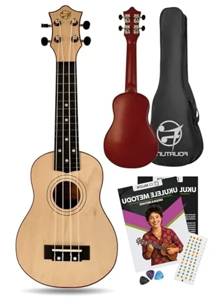 Soprano Ukulele Seti, Başlangıç Seviye Kullanıcılar için ürün görseli 1