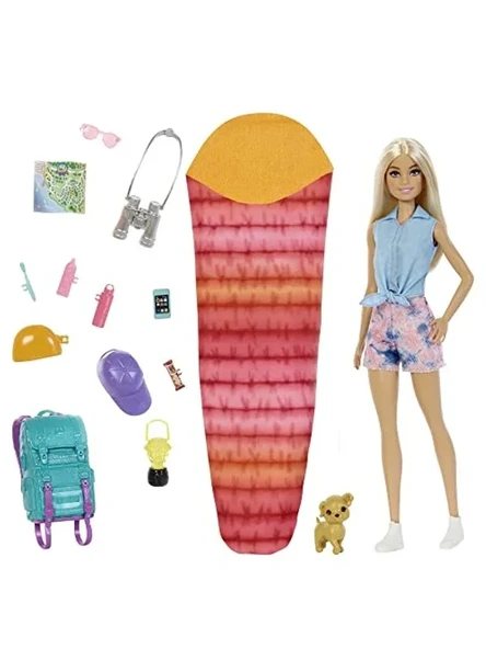 Kampa Giden Barbie Oyun Seti, 10'dan Fazla Aksesuar ürün görseli 1
