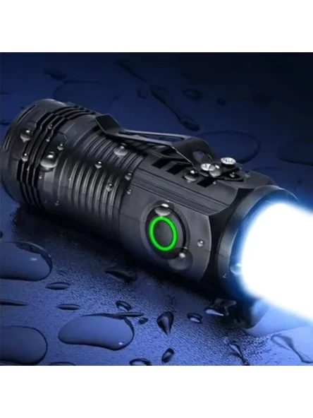 Ultra Güçlü Mini Led El Feneri, USB Şarjlı ve Yüksek Parlaklık ürün görseli 1