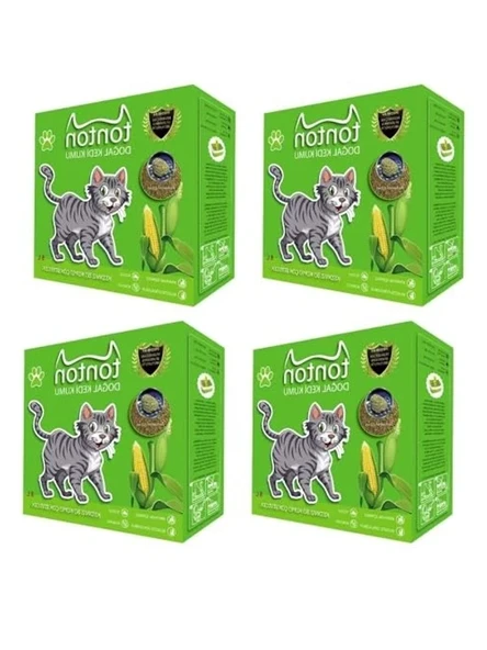 Mısır Koçanı Granülü Doğal Kedi Kumu 32 Lt Topaklaşma Özelliği ürün görseli 1