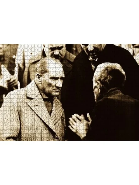 Atatürk Temalı 1000 Parça MDF Yapboz, Eğlenceli Oyun ürün görseli 1