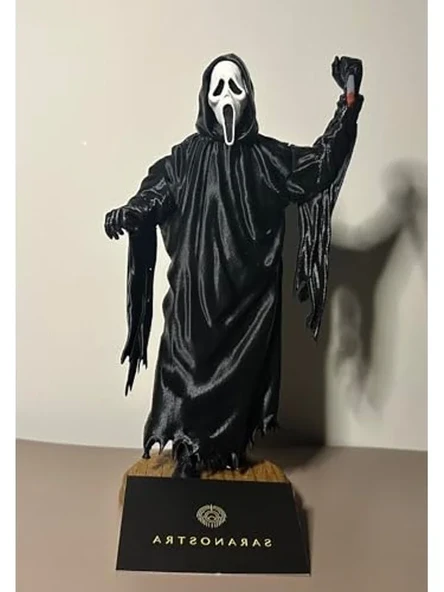 3D Figür Scream Ghostface, Korku Temalı Oyun Figürü - Resim 2