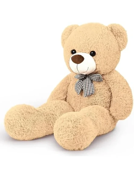 Peluş Ayı Figürü, 80 cm Sevimli Tasarım, Hediye İçin Uygun ürün görseli 1