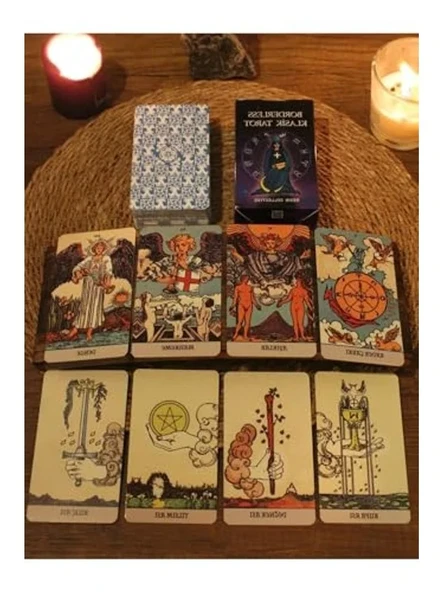 Klasik Borderless Tarot Destesi - 78 Kart ile Eğlence ürün görseli 1
