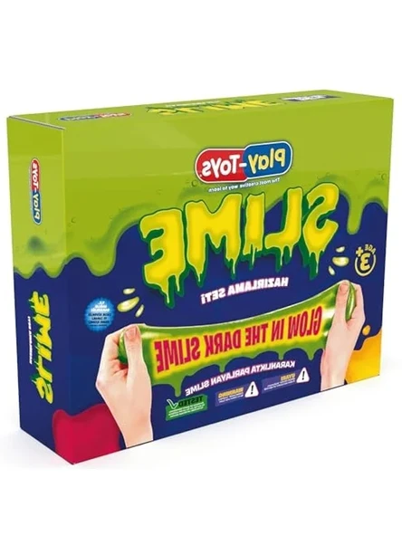 PLAYTOYS DIY Slime Hazırlama Seti, Karanlıkta Parlayan Sihirli Slime Kiti, STEM Destekli Duyusal ve Yaratıcı Oyuncak, 3+ Yaş Çocuklar İçin ürün görseli 1