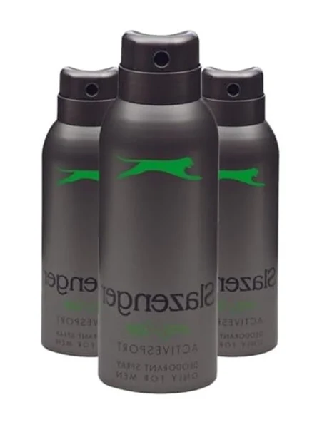Yeşil deodorant, 150 ml, 3 adet, spor aktiviteleri için ideal ürün görseli 1