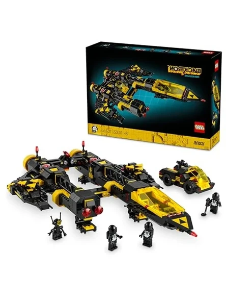 Blacktron Uzay Gemisi Model Seti, 1151 Parça ile Yetişkinler için Eğlence ürün görseli 1