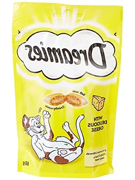 Peynirli Kuru Kedi Ödül Maması, 6 x 60 gramlık Paket ürün görseli 1