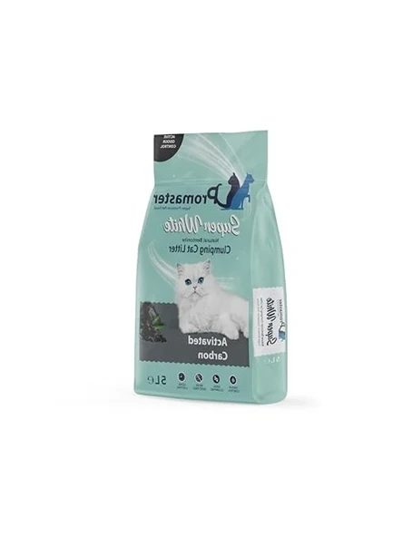5 LT Süper Beyaz Doğal Bentonit Kedi Kumu - Aktif Karbon ile Kokulu ürün görseli 1