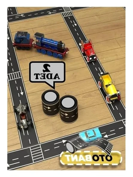 2 Adet Eğitici Yol Yapım Bandı - Eğlenceli Oyun Tecrübesi ürün görseli 1