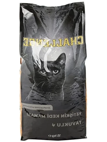 15 Kilogramlık Tavuklu Yetişkin Kedi Maması Paketinde ürün görseli 1