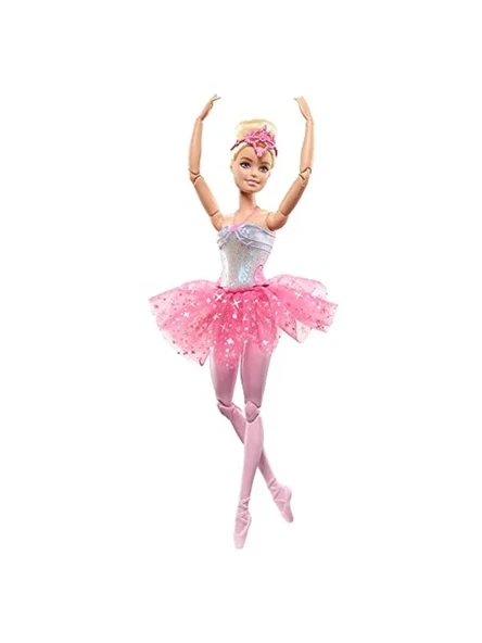 BARBIE™ DREAMTOPIA IŞILTILI BALERİN™ Barbie bebek | sarışın balerin bebek | sihirli ışık özelliği HLC25 ürün görseli 1
