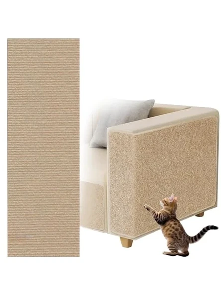 Kendinden Yapışkanlı 40 x 200 cm Kedi Tırmalama Halısı, Kesilebilir ürün görseli 1