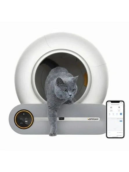 Akıllı Otomatik Kedi Tuvaleti, Uzaktan Kontrol ve UV Temizleme ürün görseli 1