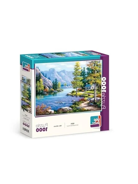 Göl Kıyısında 1000 Parça Puzzle ürün görseli 1