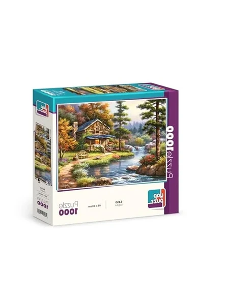 1000 Parça Dağ Evi Puzzle - Eğlenceli ve Zeka Geliştirici Oyun ürün görseli 1