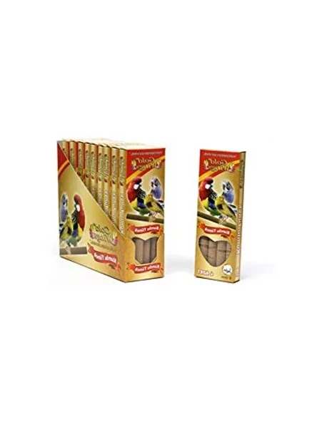 Kuşlar İçin Kumlu Tünek, 19 Cm, 4'lü Paket ürün görseli 1