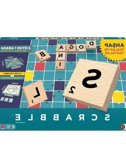 Ahşap Scrabble Oyun Seti, Orijinal Tasarım ürün görseli 1