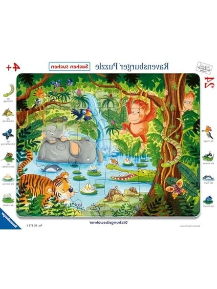 24 Parça Çerçeveli Puzzle ile Eğlenceli Zihin Gelişimi ürün görseli 1