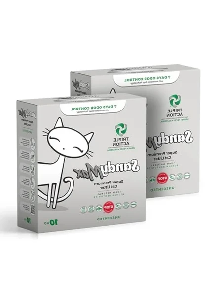 2x10kg SandyMax Triple Action Kedi Kumu ürün görseli 1