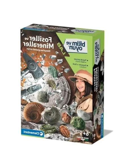 Fosiller ve Mineraller Kazı Seti, Bilim ve Oyun İçin Eğlenceli Deneyim ürün görseli 1