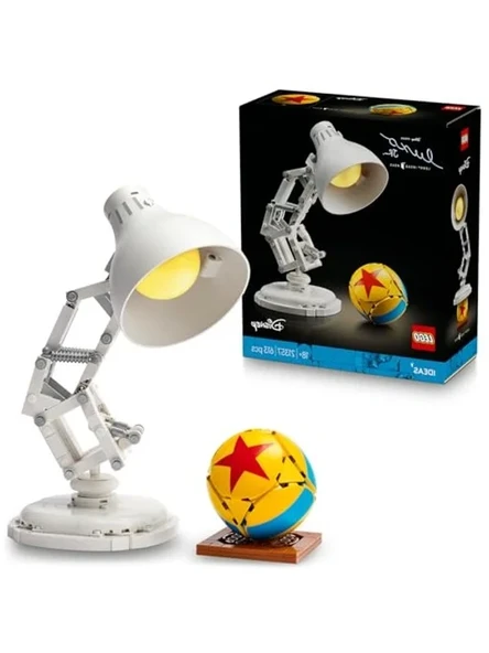 LEGO Ideas | Disney Pixar Luxo Jr. 21357 - Disney Hayranı Yetişkinler için Koleksiyonluk Sergileme Modeli Yapım Seti, Özel Gün Hediye Fikri (613 Parça) ürün görseli 1