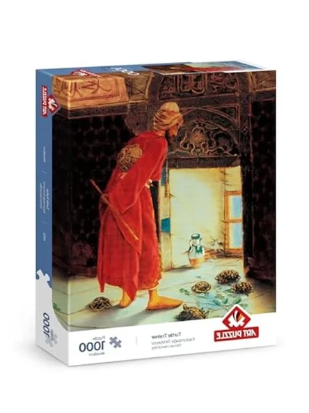 Kaplumbağa Terbiyecisi Temalı 1000 Parça Puzzle ürün görseli 1