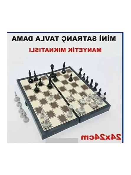 Manyetik Mıknatıslı Satranç ve Tavla Seti ürün görseli 1