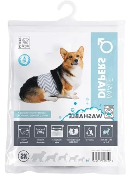 Yıkanabilir Külot, Erkek Köpekler için XS Beden ürün görseli 1