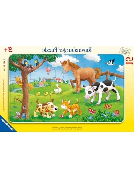 Cuddly Friends Temalı 15 Parça Yapboz, Eğitici Oyun ürün görseli 1