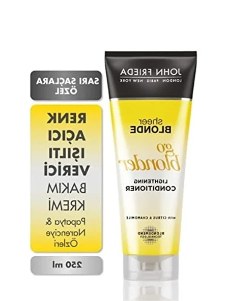 Güneş Işıltısı Veren Bakım Kremi, 250 ml Sarı Saçlar İçin Özel Formül ürün görseli 1