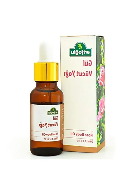 Doğal Gül Vücut Yağı 20 ml - Besleyici ve Nemlendirici ürün görseli 1