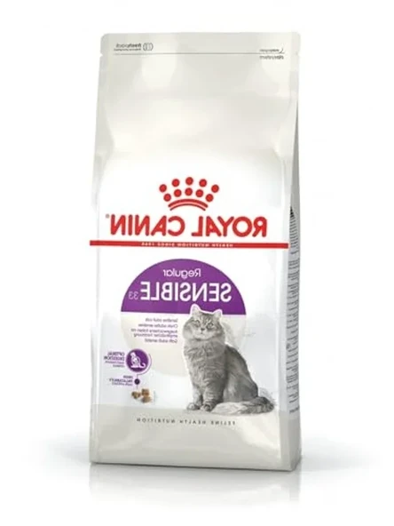 Sensible 33 kedi maması, 15 kg, sindirim dostu formül ürün görseli 1