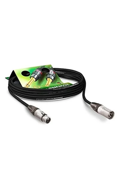 Neutrik XLR bağlantıları ile 50 m uzunluğunda ses kablosu ürün görseli 1