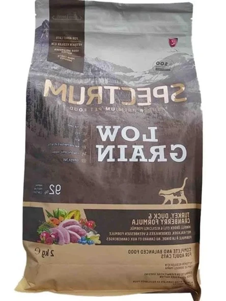 Yetişkin Kedi Maması, Hindi, Ördek ve Yaban Mersinli, 2 Kg ürün görseli 1
