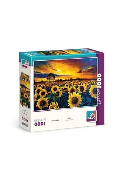 1000 Parça Güneş Hasatı Temalı Puzzle, Eğlenceli Zihin Geliştirme ürün görseli 1