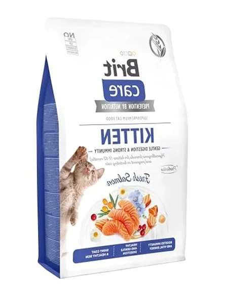 Yavru Kediler İçin Hipoalerjenik Kuru Mama, 2 Kg Somonlu ürün görseli 1