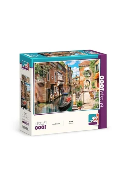 1000 Parça Venedik Manzaralı Puzzle - Zihinsel Gelişim İçin Eğlenceli Aktivite ürün görseli 1