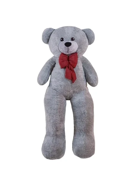 Büyük Boy Gri Peluş Ayıcık, Sevimli ve Sarılmalık Hediye Seçeneği ürün görseli 1