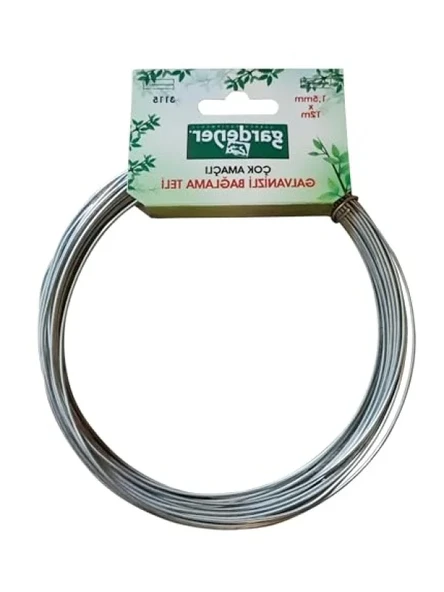 Galvanizli Çok Amaçlı Bağlama Teli - 1,5 mm x 12 m ürün görseli 1